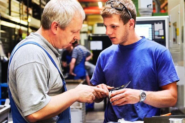 Auszubildender Handwerk